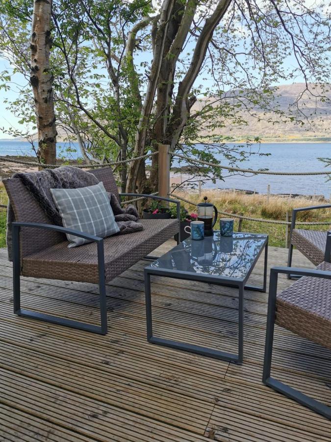 The Bay ,Luxury Shepherds Hut, Dundonnell Extérieur photo